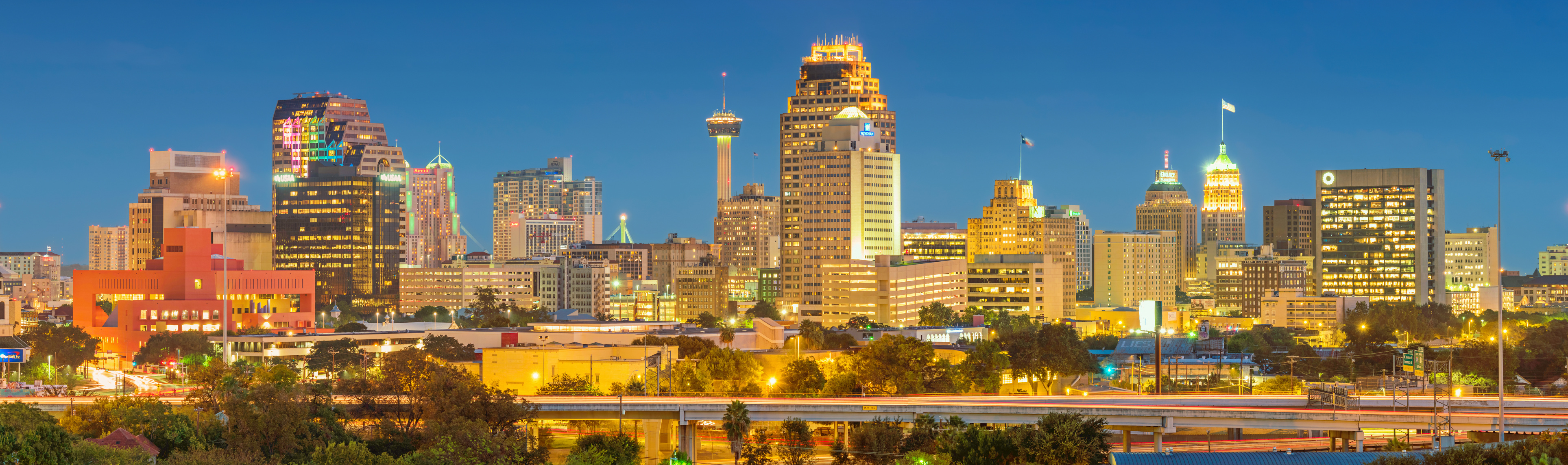 Skyline of San Antonio Texas USA